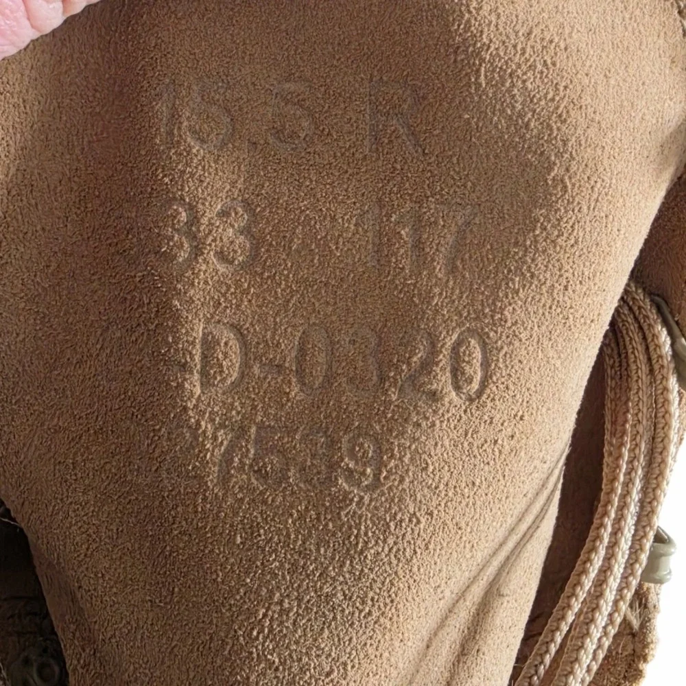 NWT Wellco Army Combat Boot Temperate Weather Vibram Suede‎ Tan Mens Size 15.5 R